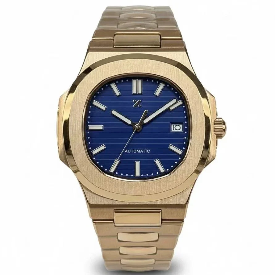 NATIKO | Blue Dial Rose Gold - WB MOD WATCHES