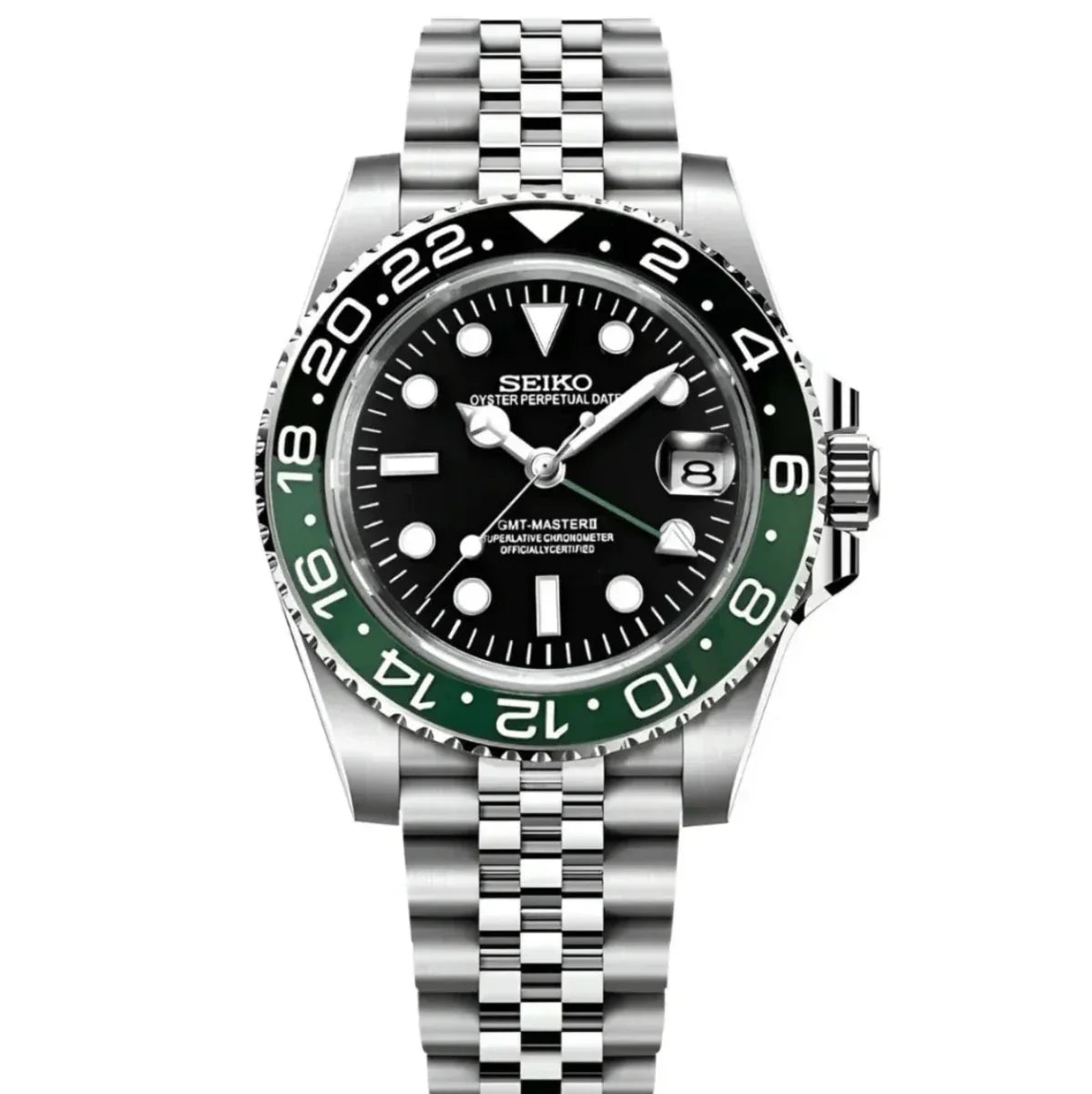 GMTMOD | Sprite NH34 Dual-Time - WB MOD WATCHES