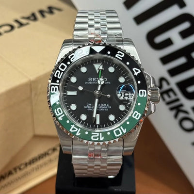 GMTMOD | Sprite NH34 Dual - Time - WB MOD WATCHES