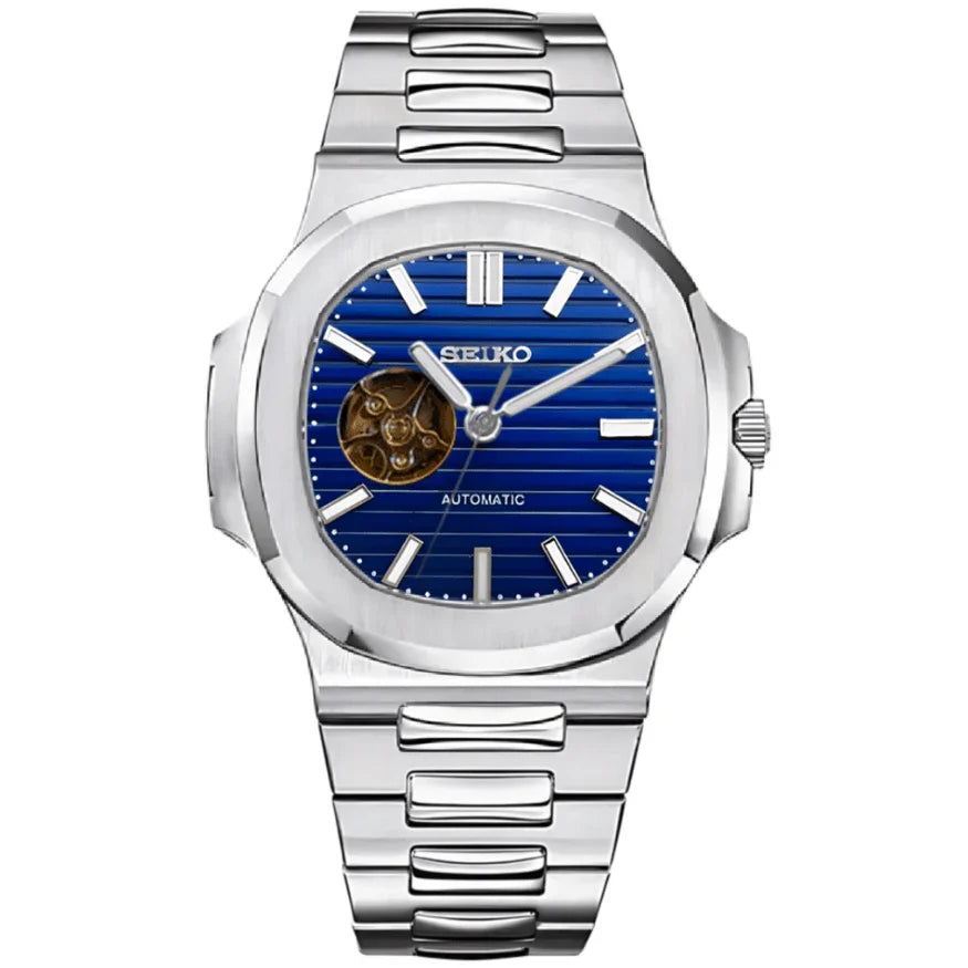 NAUTIKO Mod Open Heart Dark Blue - WB MOD WATCHES