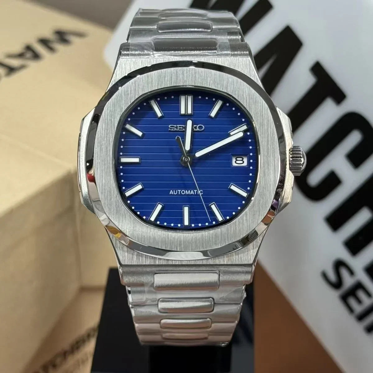 NAUTIKO | Royal Blue Dial NH35 Auto - WB MOD WATCHES