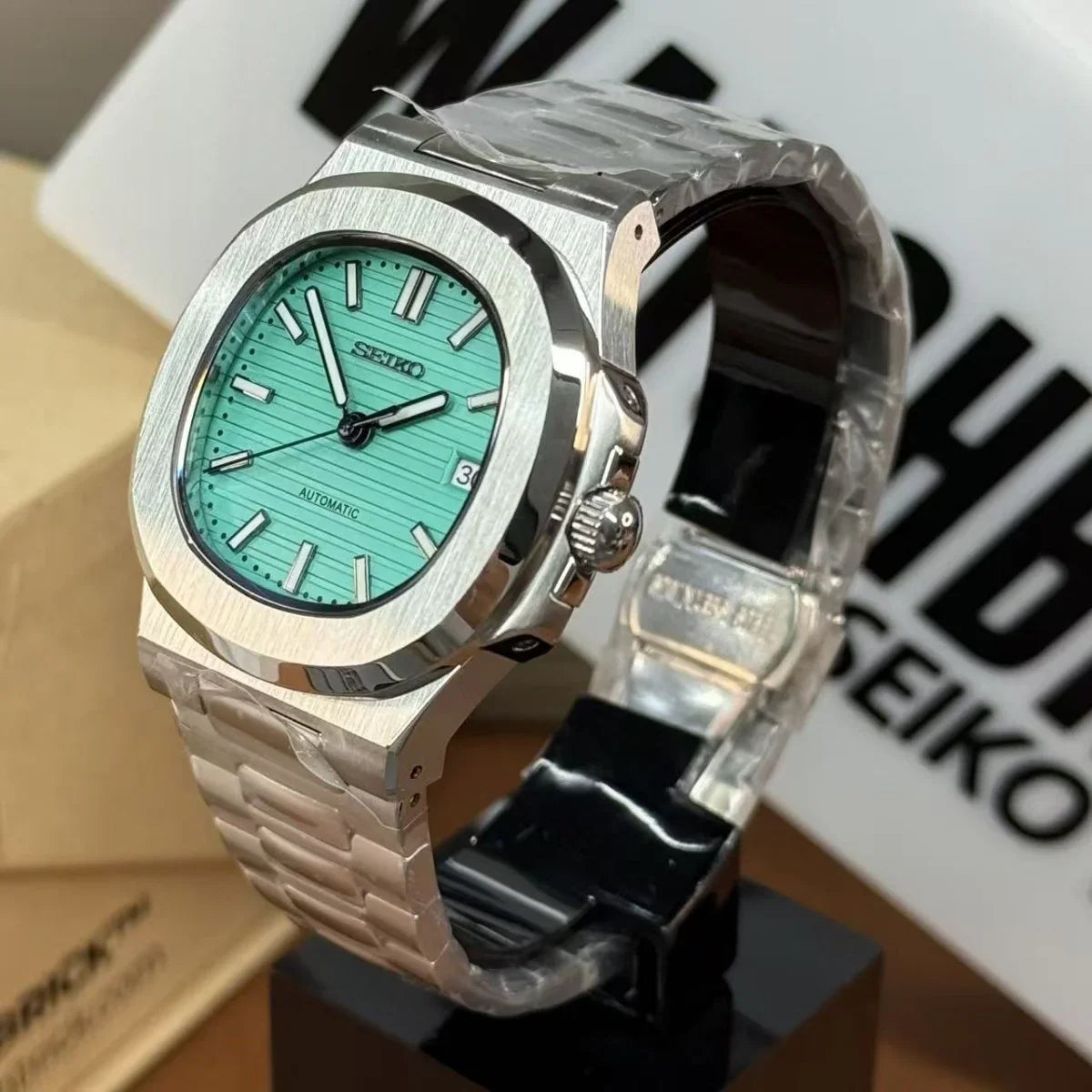 NAUTIKO | Tiffany Blue Dial NH35 - WB MOD WATCHES