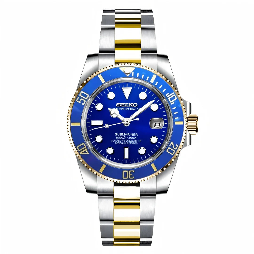 SUBMOD | Marine Blue Two - Tone - WB MOD WATCHES